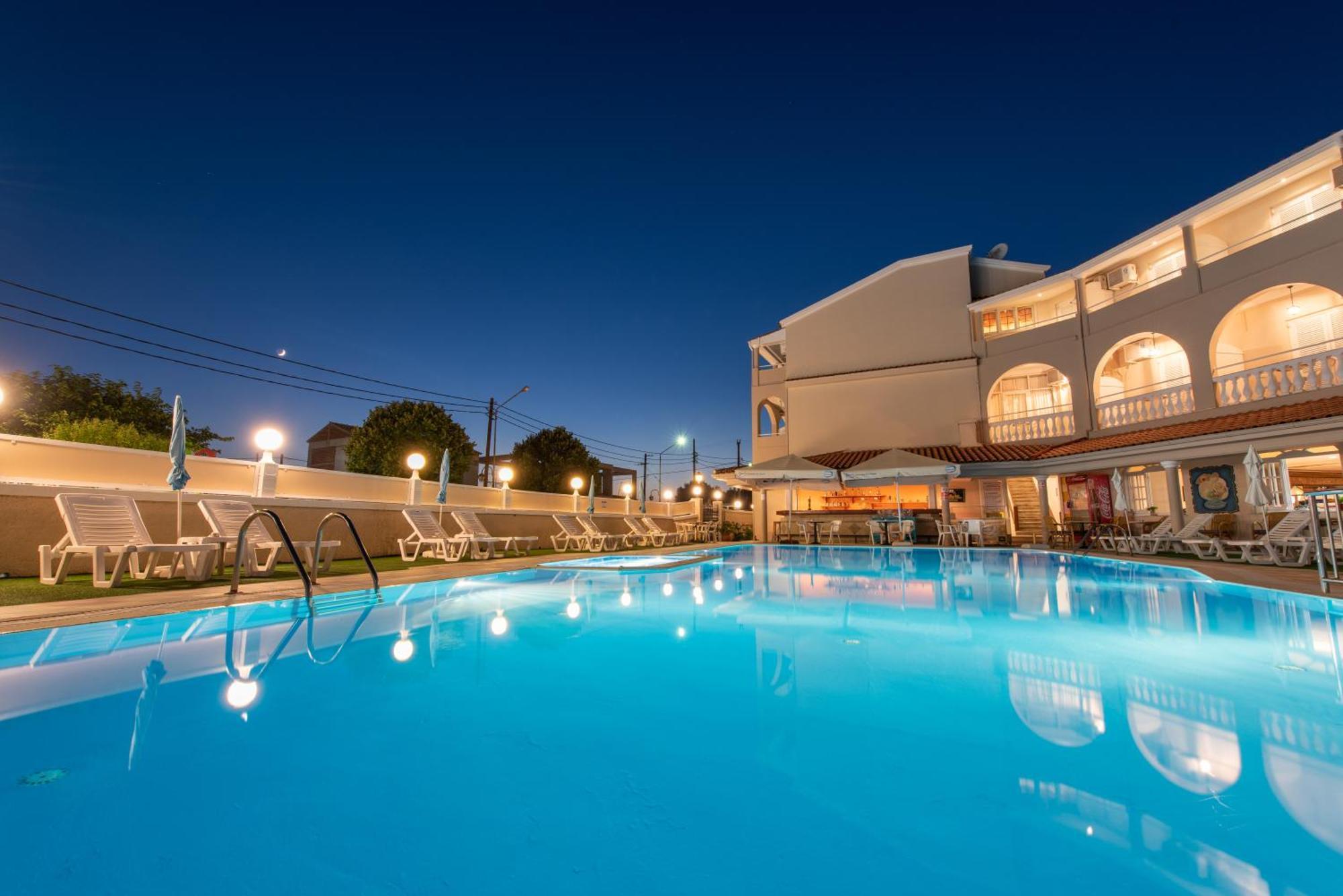 Aphrodite Beach Hotel Corfu Roda  Exteriör bild
