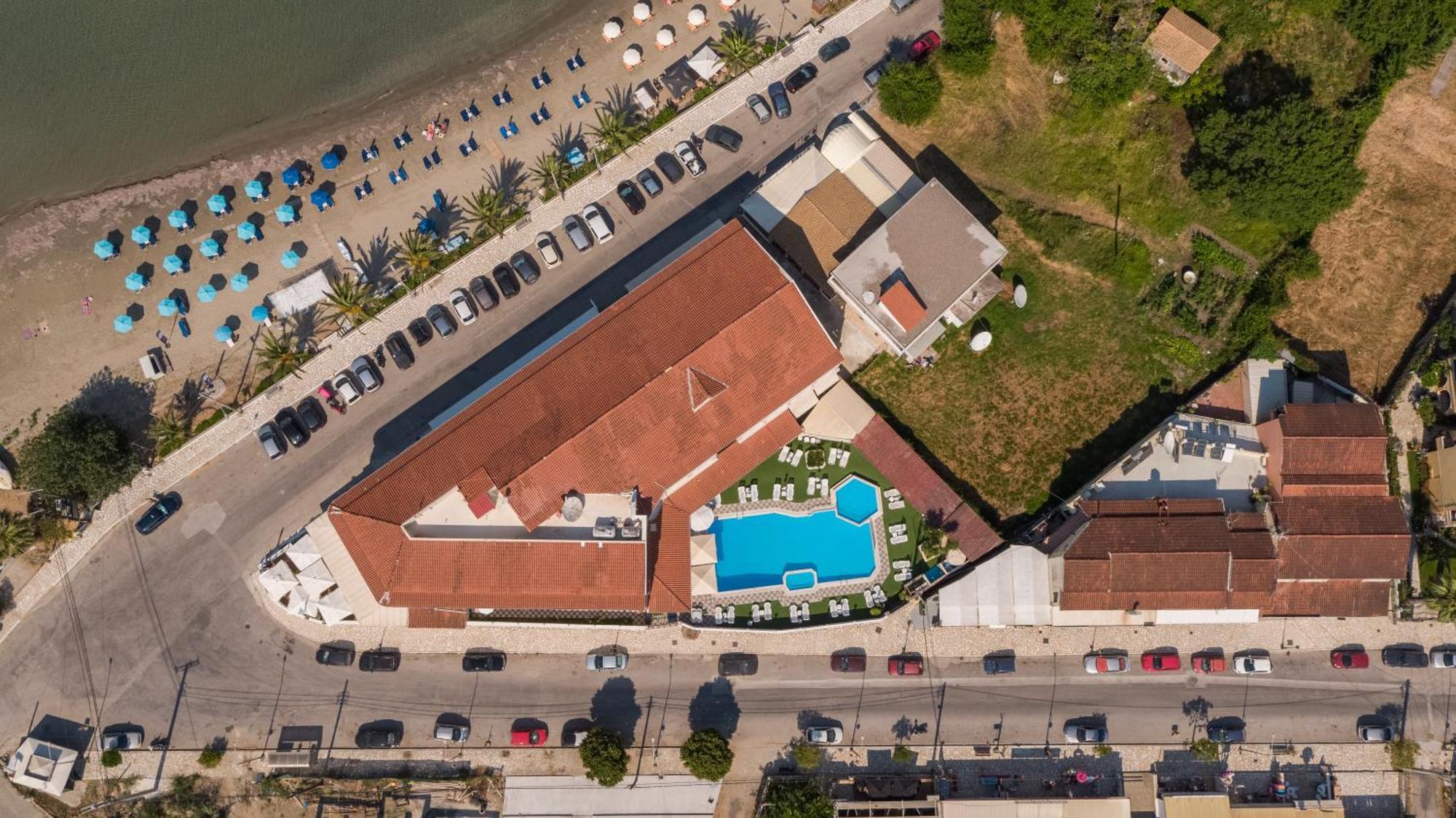 Aphrodite Beach Hotel Corfu Roda  Exteriör bild
