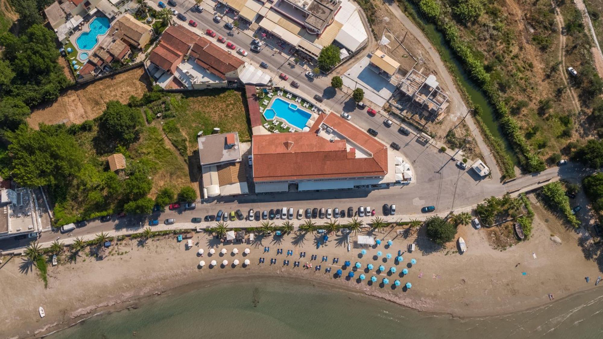 Aphrodite Beach Hotel Corfu Roda  Exteriör bild